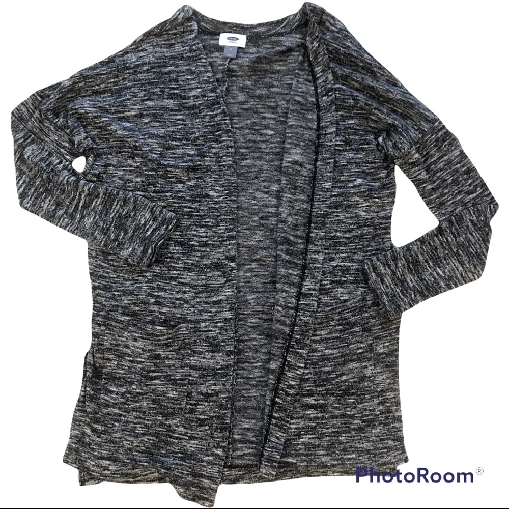 Black and white cardigan